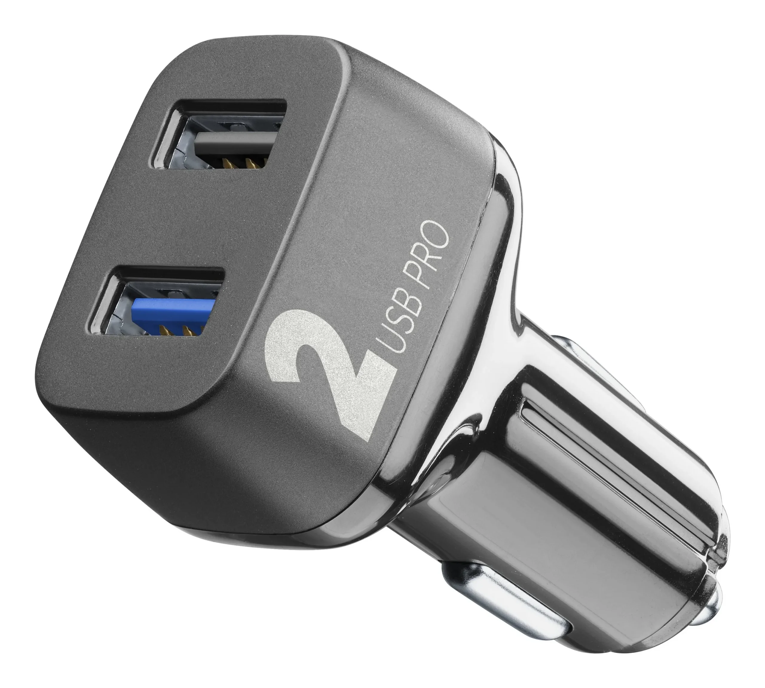 CELLULARLINE CAR CHARGER 2USB 2x18WQC BLACK