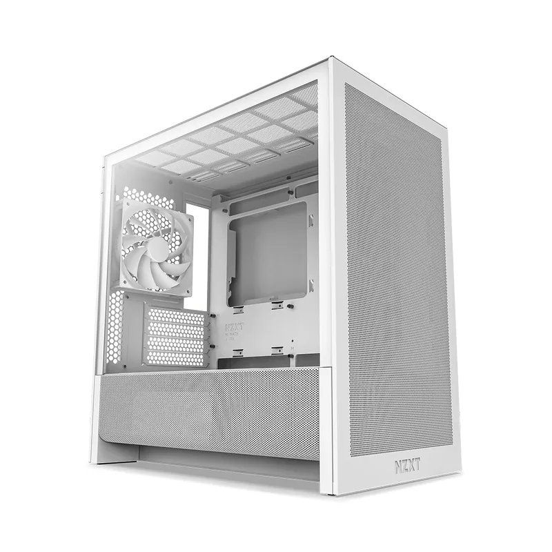 NZXT H3 Flow (2025) mATX-kotelo, Valkoinen