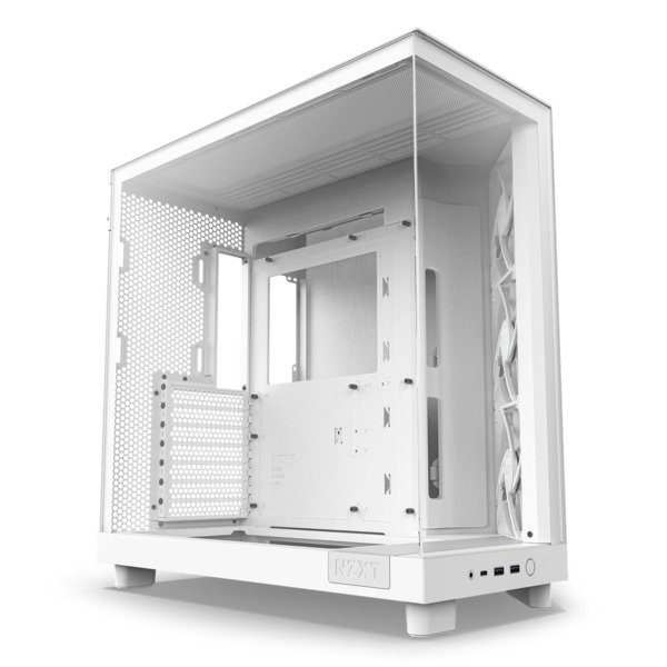 NZXT H6 Air Flow - miditornikotelo, Valkoinen