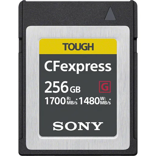 SONY CEB-G series CFExpress 256GB R1700/W1480mb/s