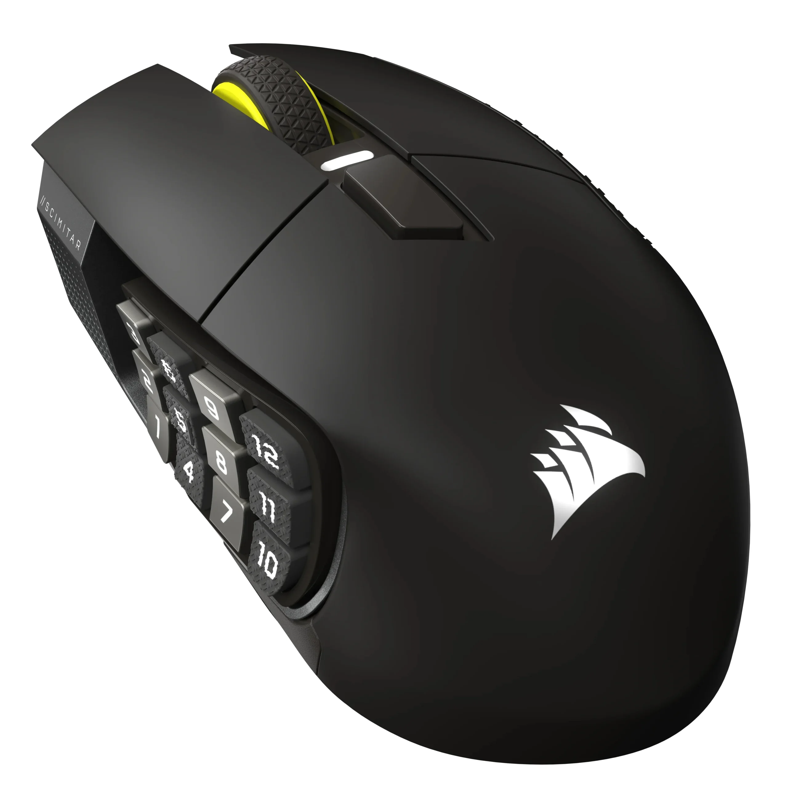 Corsair Scimitar Elite -langaton pelihiiri, Valkoinen