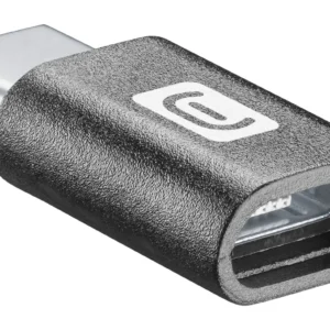 CELLULARLINE Adaptor from MicroUSB to Usb-C Black