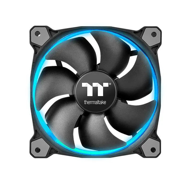 Thermaltake Riing Plus 12 RGB SYNC, 120mm -kotelotuuletin, musta, 3kpl