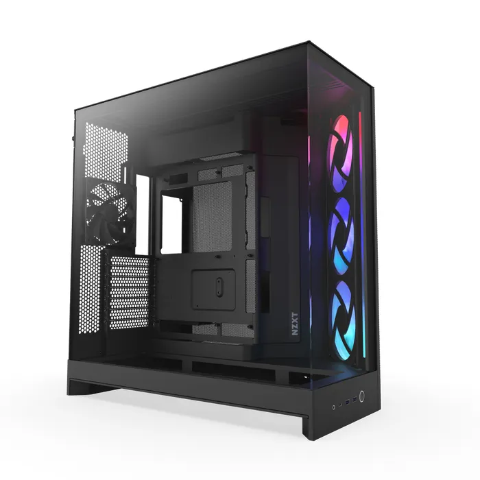 NZXT H9 Flow RGB (2025) -miditornikotelo, Musta