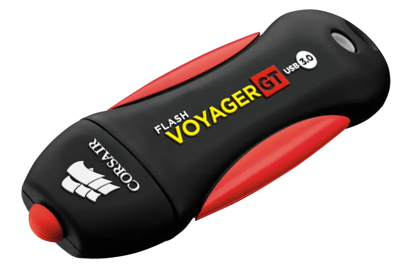 Corsair 1 Tt Flash Voyager GT USB 3.2 Gen 1x1 -muistitikku, Musta, Punainen