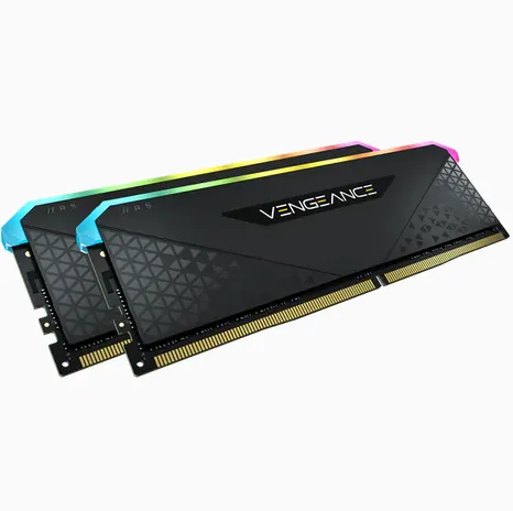 Corsair Vengeance RGB RS 16 Gt (2 x 8 Gt) DDR4 3200MHz, CL16 -muisti, Musta