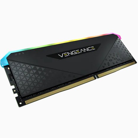 Corsair Vengeance RGB RS 16 Gt (1 x 16 Gt) DDR4 3200MHz, CL16 -muisti, Musta
