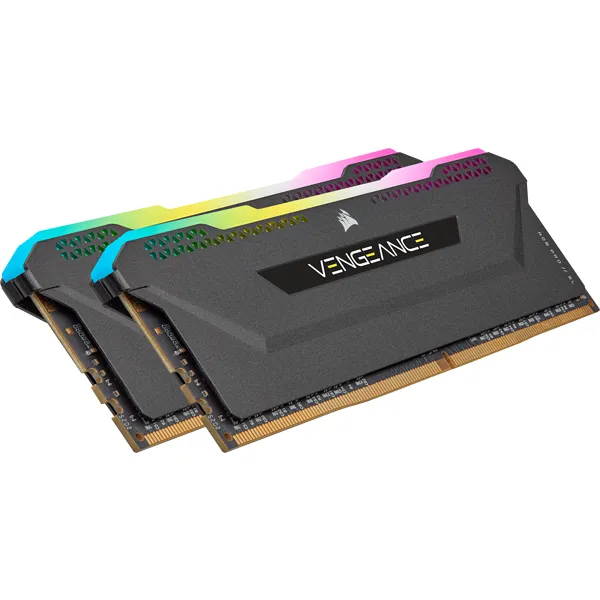 Corsair Vengeance RGB Pro SL 16 Gt (2 x 8 Gt) DDR4 3200MHz, CL16 -muisti, Musta