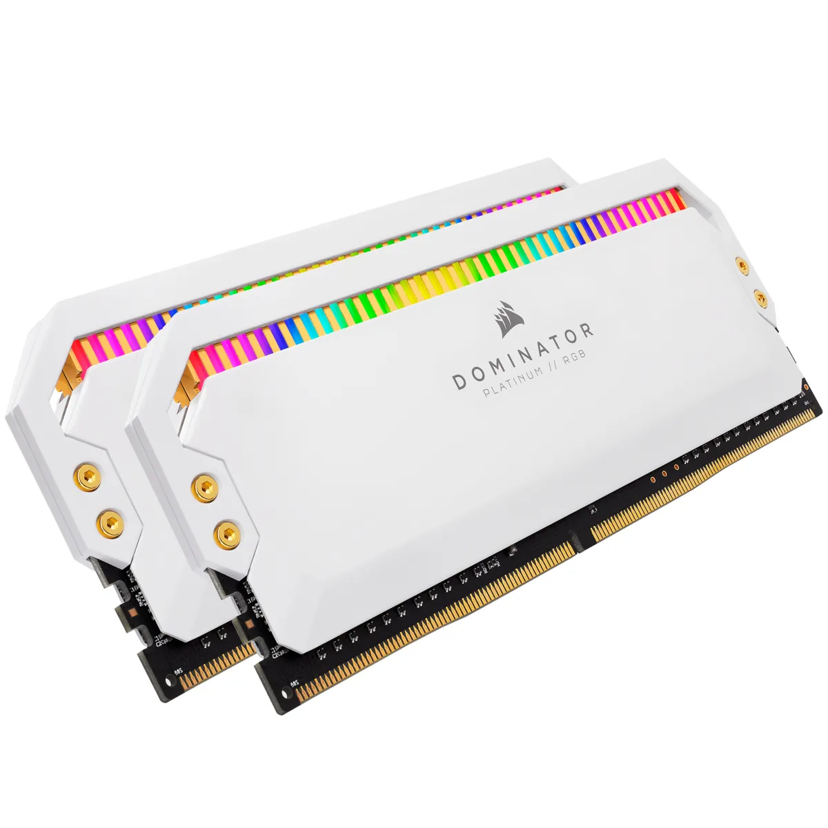 Corsair Dominator Platinum RGB 16 Gt (2 x 8 Gt) DDR4 3200MHz, CL16 -muisti, Valkoinen