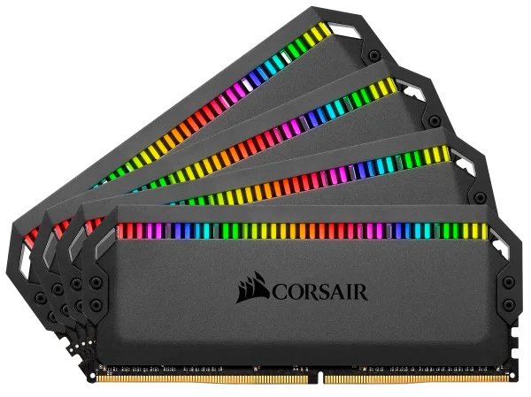 Corsair Dominator Platinum RGB 32 Gt (4 x 8 GB) DDR4 3200MHz, CL16 -muisti, Musta