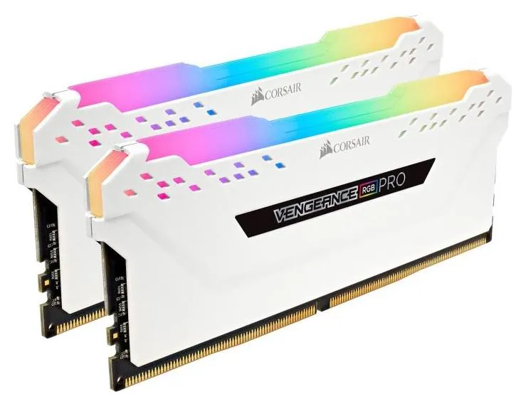 Corsair Vengeance RGB Pro 16 Gt (2 x 8 Gt) DDR4 3000MHz, CL15 -muisti, Valkoinen