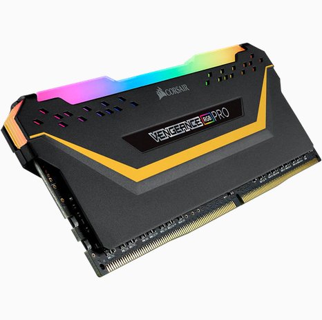 Corsair Vengeance RGB Pro 16 Gt (2 x 8 Gt) DDR4 3200MHz, CL16 -muisti, Musta