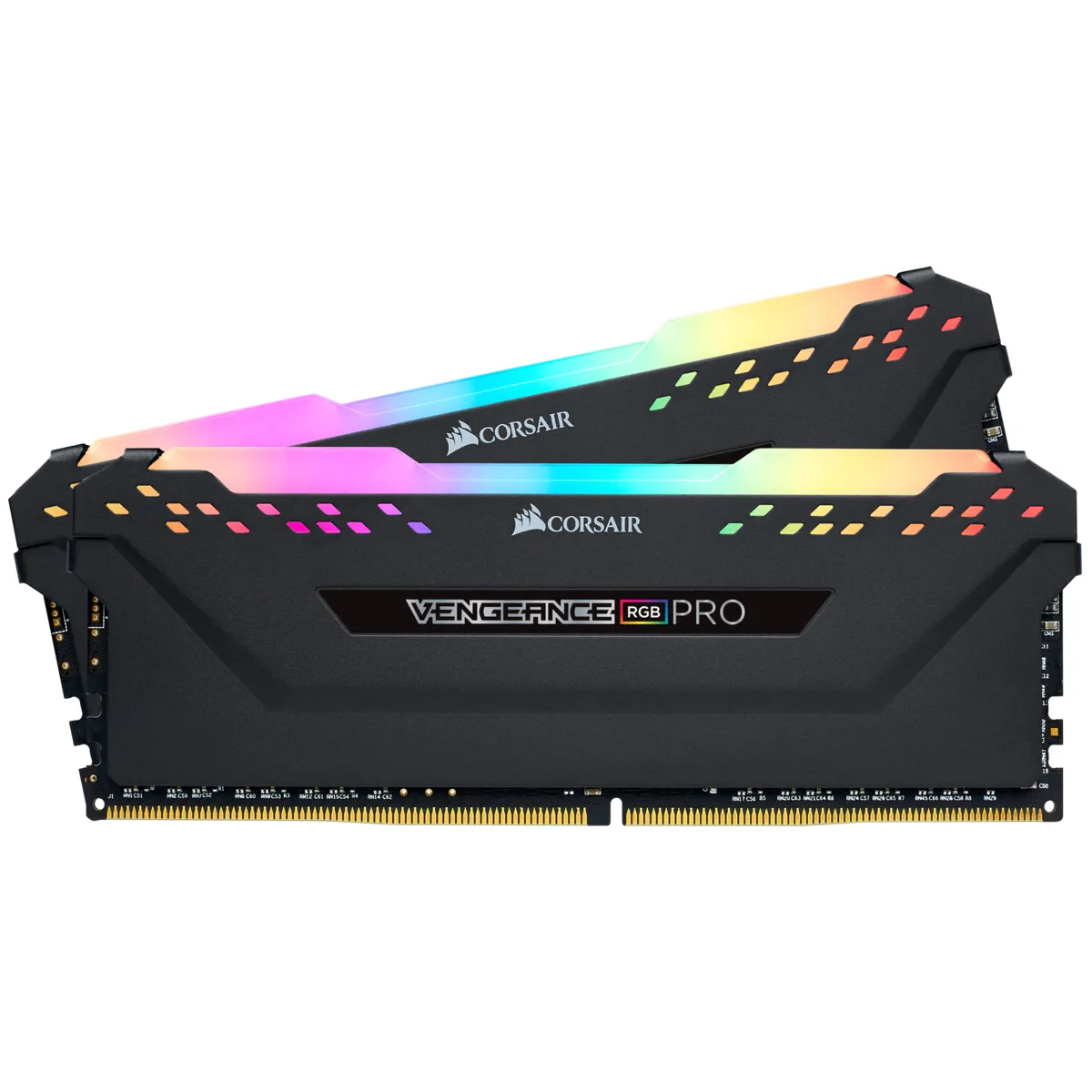 Corsair Vengeance RGB Pro 16 Gt (2 x 8 Gt) DDR4 3200MHz, CL16 -muisti, Musta