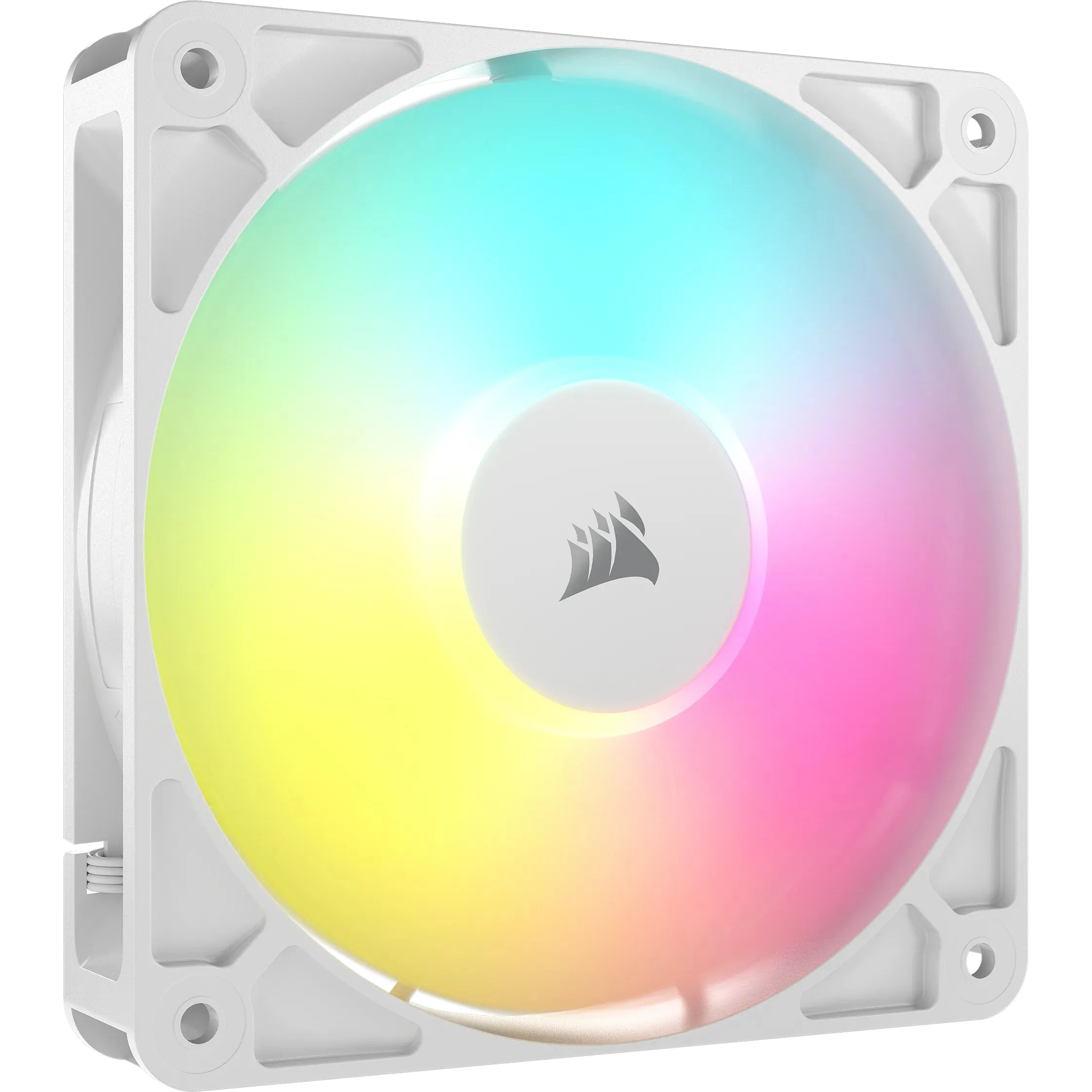 Corsair RS120 120mm ARGB -kotelotuuletin, valkoinen