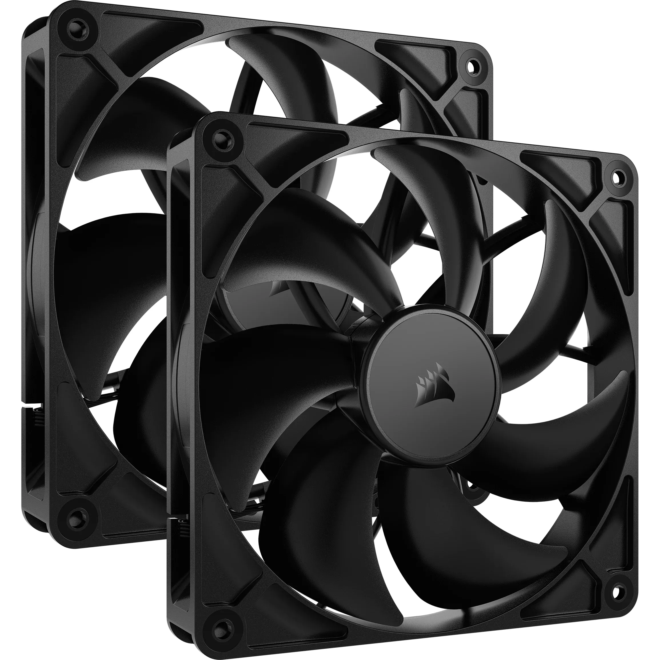 Corsair RS140 140mm PWM -kotelotuuletin, musta, 2 kpl