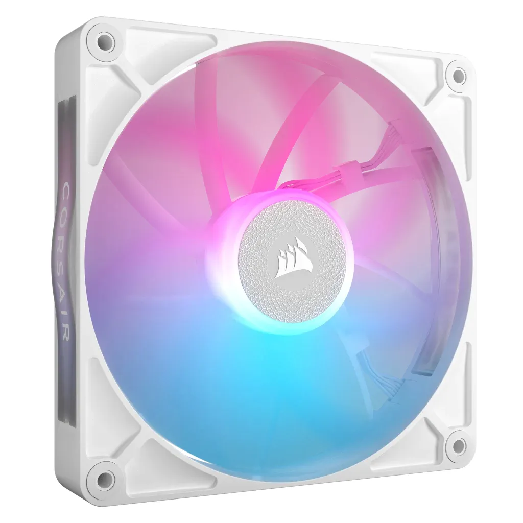 CORSAIR iCUE LINK RX140 RGB, 140mm PWM -kotelotuuletin, valkoinen