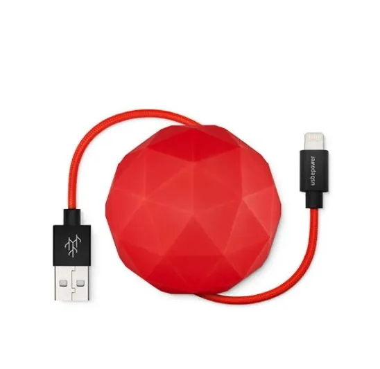 Usbepower Cosmo USB-A - Lightning -kaapeli, 1,2m, Punainen