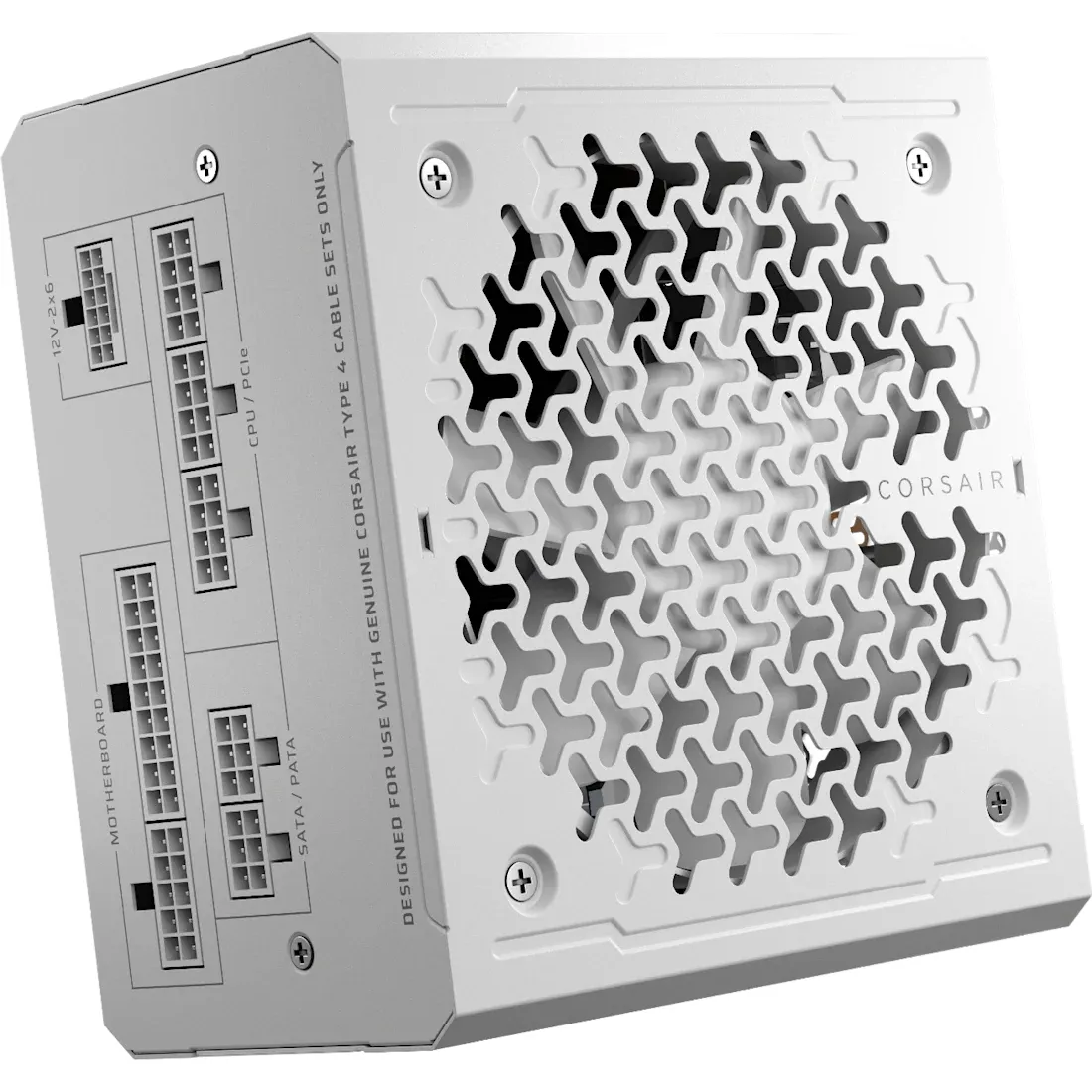 Corsair RM750e (2025). ATX 3.1 -virtalähde, Valkoinen, 80 Plus Gold