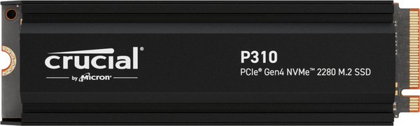 P310 4TB PCIe NVMe M.2 -SSD jäähdytyselementillä