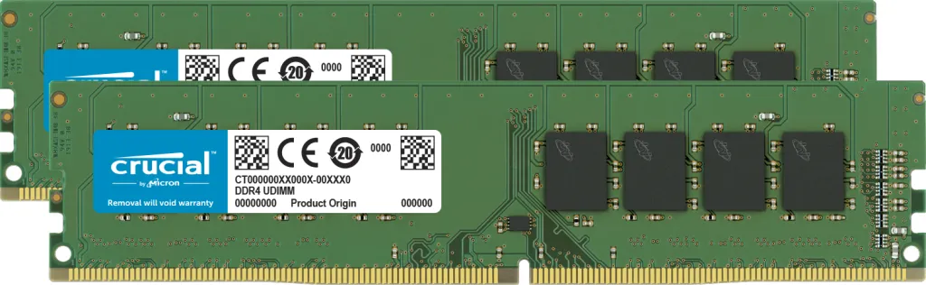 Crucial 32GB Kit 16GBx2 DDR4-3200 UDIMM