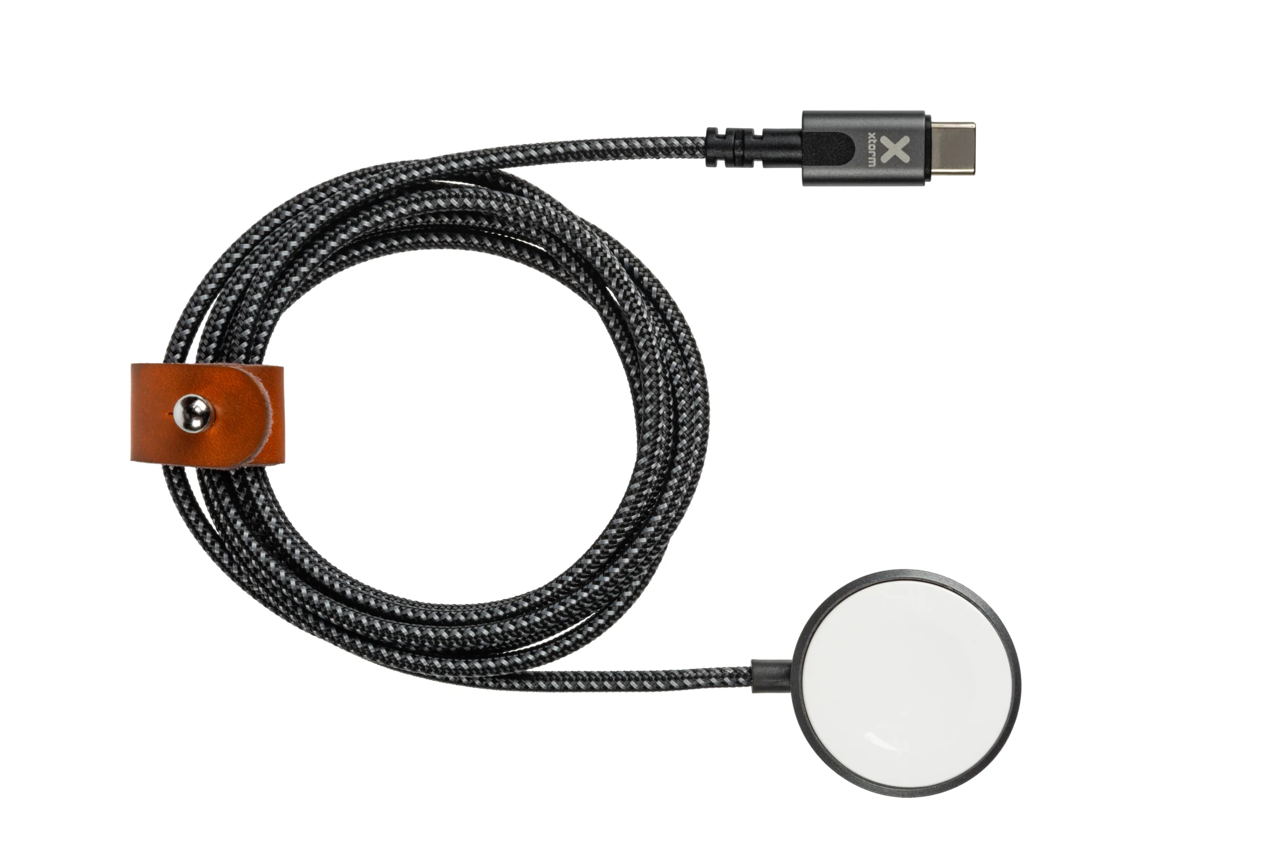 Xtorm Punottu lataus kaapeli Apple Watch -kaapeli, 1.5m, Musta