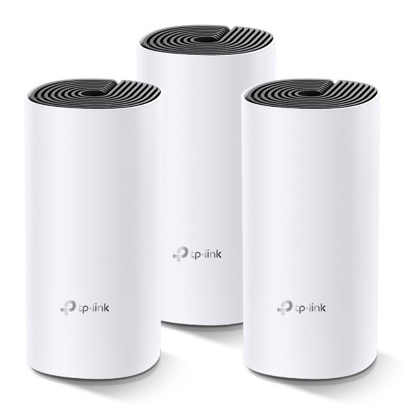 TP-Link Deco M4, AC1200, Dual-Band, Wi-Fi 5 -Mesh-järjestelmä, 3-pack