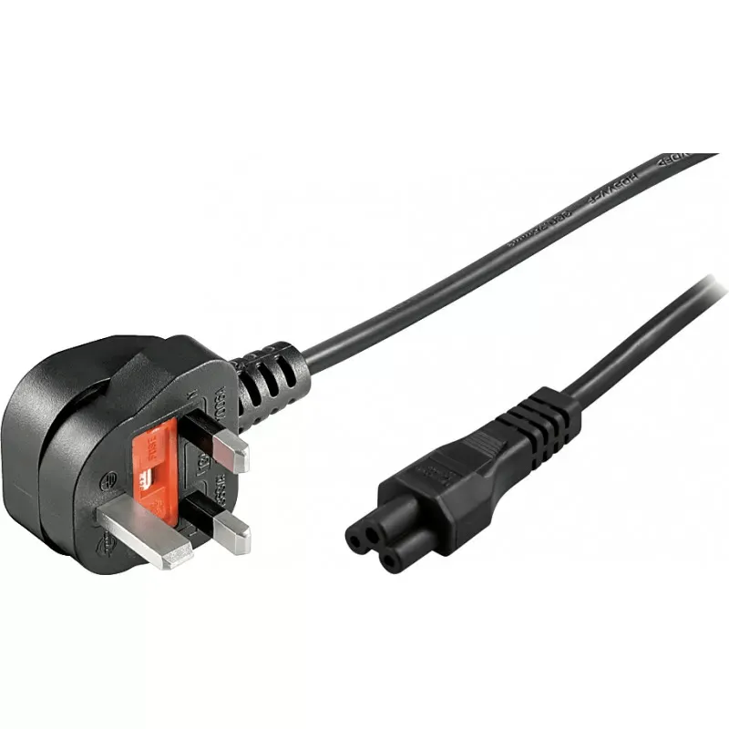 Deltaco Laitekaapeli BS 1363 - suora IEC 60320 C5 3m