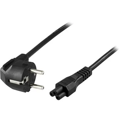 Maadoitettu laitekaapeli, kulma CEE 7/7 - suora IEC C5, 10m
