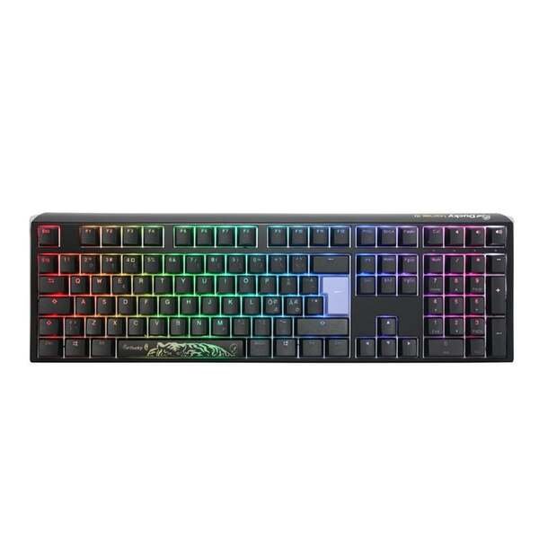 Ducky One 3 - Classic Black / White Nordic - Fullsize - Cherry Brown - RGB -pelinäppäimistö