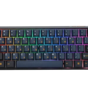 Ducky One 3 Pro Nazca, Mini 60%, MX2A Silver Speed, RGB -pelinäppäimistö