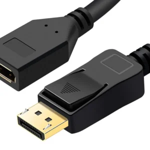 MicroConnect DisplayPort -jatkokaapeli, 2 m, Musta