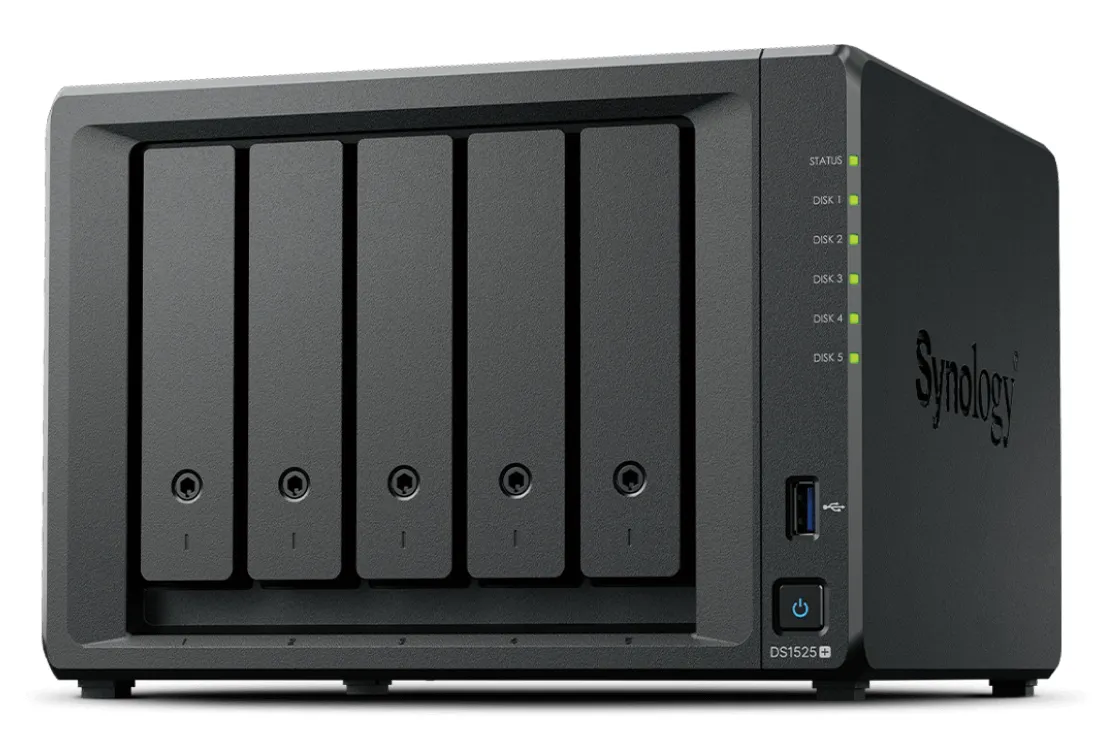 Synology DiskStation DS1525+ 5-bay -tallennuspalvelin