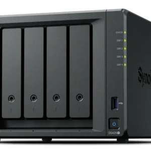 Synology DiskStation DS425+, Quad Core, 2 Gt RAM -verkkolevypalvelin