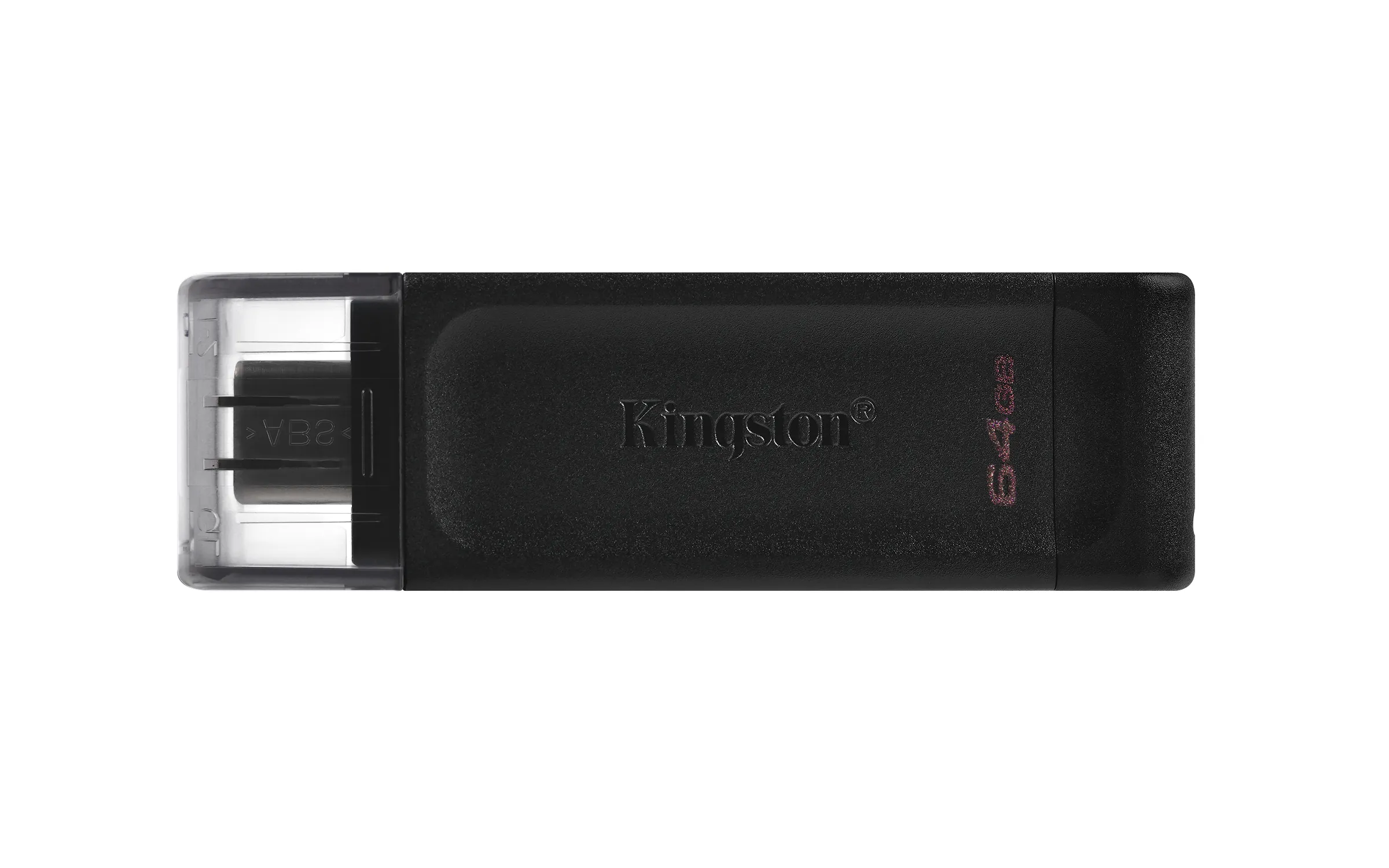 Kingston 64 Gt Data Traveler 70 USB-C 3.2 Gen 1 (3.1 Gen 1) -muistitikku, Musta