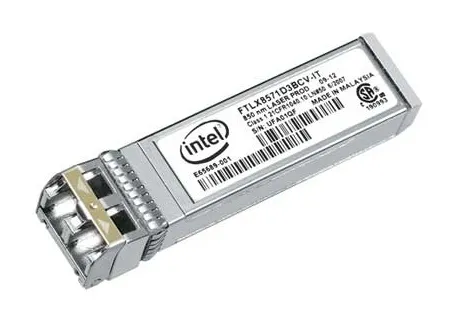 Intel Ethernet SFP+ SR Optics - SFP+ lähetin-vastaanotin-moduuli - 10 GigE - 1000Base-SX, 10GBase-SR - 850 nm malleihin Ethernet Converged Network Ada