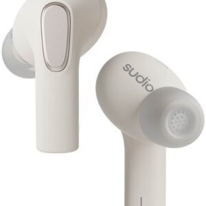 Sudio E3 True Wireless ANC -langattomat nappikuulokkeet, valkoinen