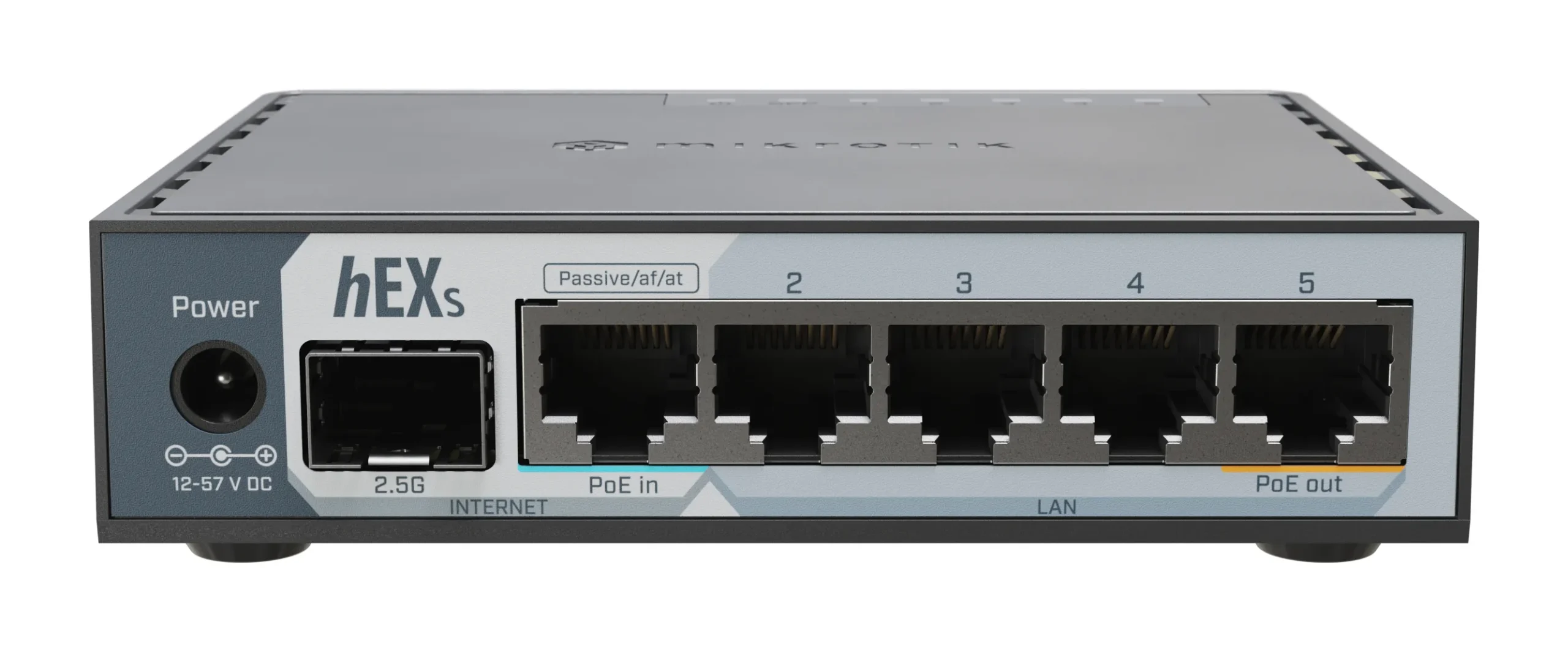 Mikrotik hEX S (2025 version) with RouterOS L4 -kytkin