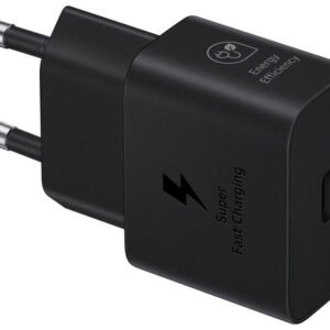 Samsung 25W USB-C GaN -virtalähde, musta