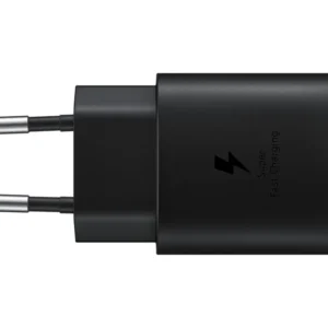 Samsung 25 W Fast Charge -laturi, Type-C -kaapelilla, musta