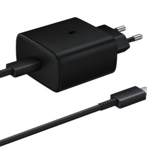 Samsung PD 45W Travel Adapter USB-C -laturi ja kaapeli, Musta