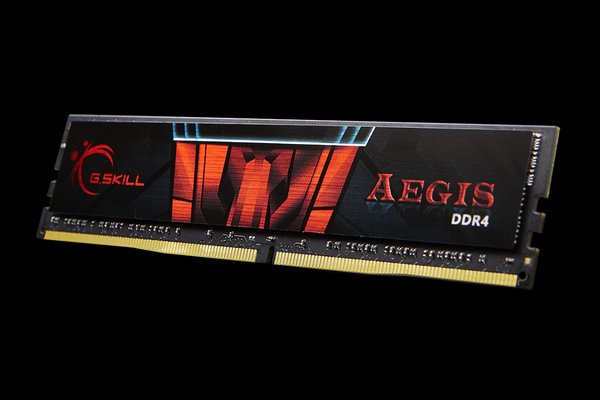 G.Skill Aegis 16 Gt (1 x 16 Gt) DDR4 3000 MHz, CL18 -muisti, Musta