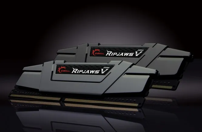 G.Skill Ripjaws V 16 Gt (2 x 8 Gt) DDR4 3200 MHz, CL16 -muisti, Musta