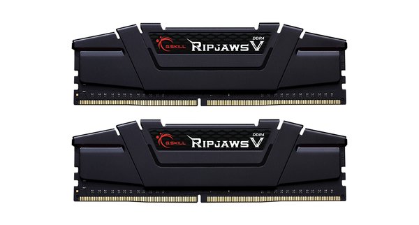 G.Skill Ripjaws V 16 Gt (2 x 8 Gt) DDR4 3600 MHz, CL16 -muisti, Musta