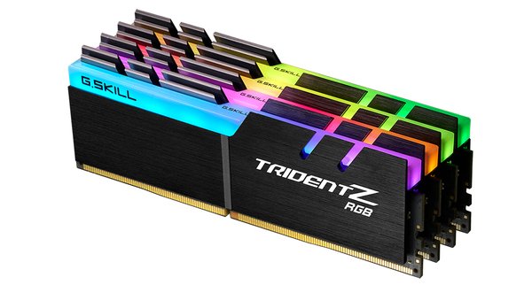 G.Skill Trident Z RGB 64 Gt (4 x 16 Gt) DDR4 3600 MHz, CL16 -muisti, Musta