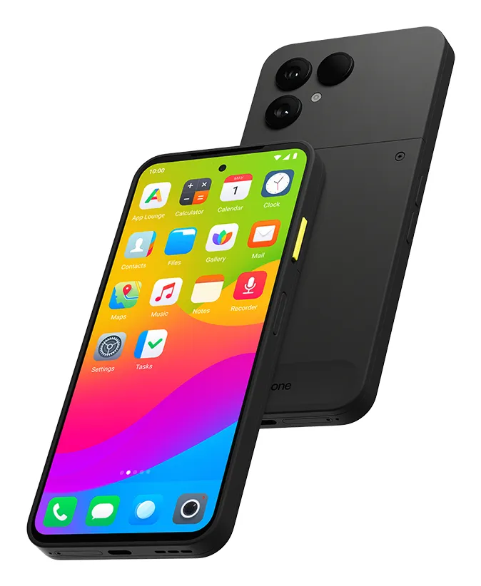 Fairphone 6 8/256 Gt, Android -puhelin, Horizon Black