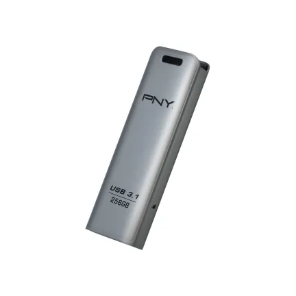 PNY 256 Gt Elite USB 3.2 Gen 1x1 -muistitikku, Ruostumaton teräs