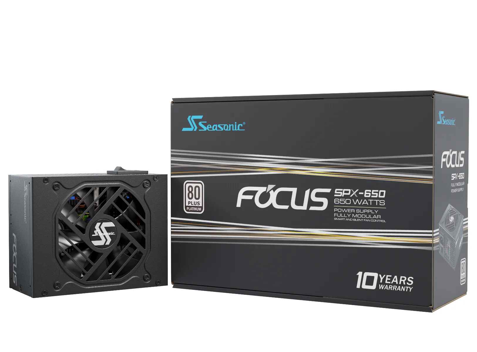 Seasonic Focus SPX 650W -virtalähde, 80 Plus Platinum
