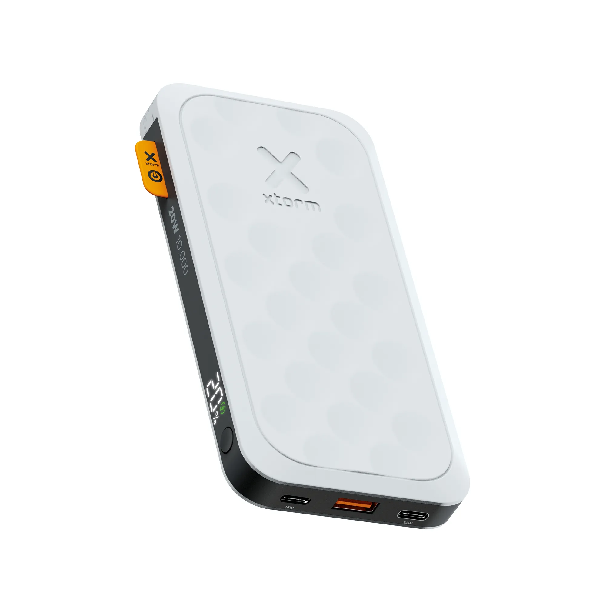 Xtorm Varavirtalähde USB-C PD 20W 10000mAh/2xUSB-C -varavirtalähde, Valkoinen