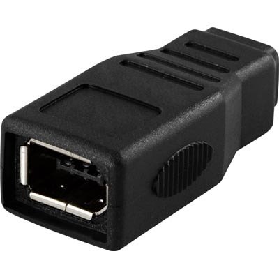 Deltaco Firewire-adapteri 6-pin naaras - 4-pin naaras