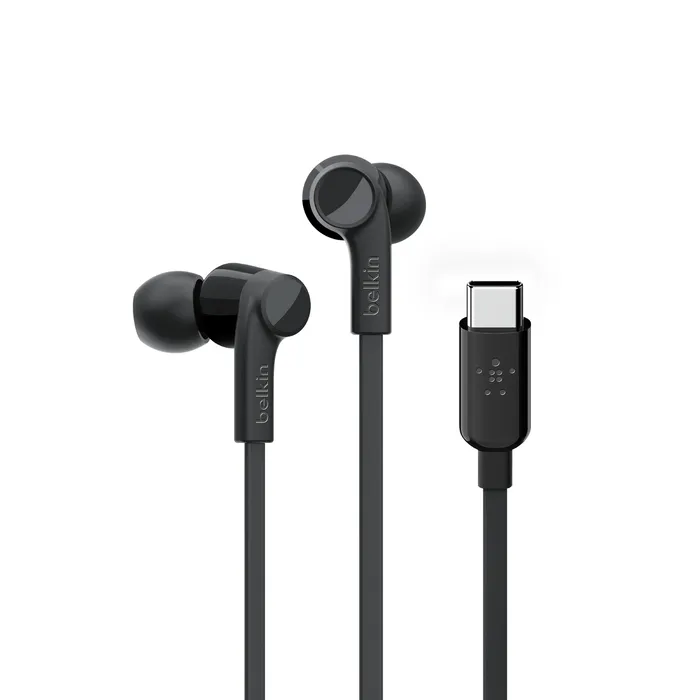 Belkin Rockstar USB-C -nappikuulokkeet, Musta
